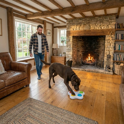 Interactive Dog Toy - Customizable Button Recordings